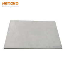 HENGKO High quality corrosion resistant 1 2 15 25 30 micron 316L Stainless steel porous sintered filter plate for pharmaceutical